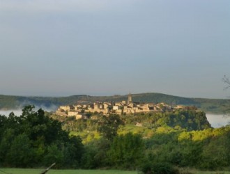 The bastide village of Puycelsi. 2kms from La Lande