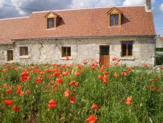 La Croix - surrounded by poppies!