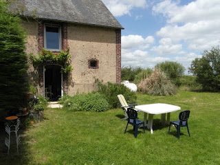 Garden at La Jouanniere, ideal for sitting and enjoying the sunshine in a wonderful peaceful spot.